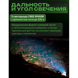 Фонарь Nextorch SAINT TORCH 30V2.0 поисковый, 8000 люмен арт.: SAINT TORCH 30V2.0 (EU) Фонарь Nextorch SAINT TORCH 30V2.0 поисковый, 8000 люмен арт.: SAINT TORCH 30V2.0 (EU)